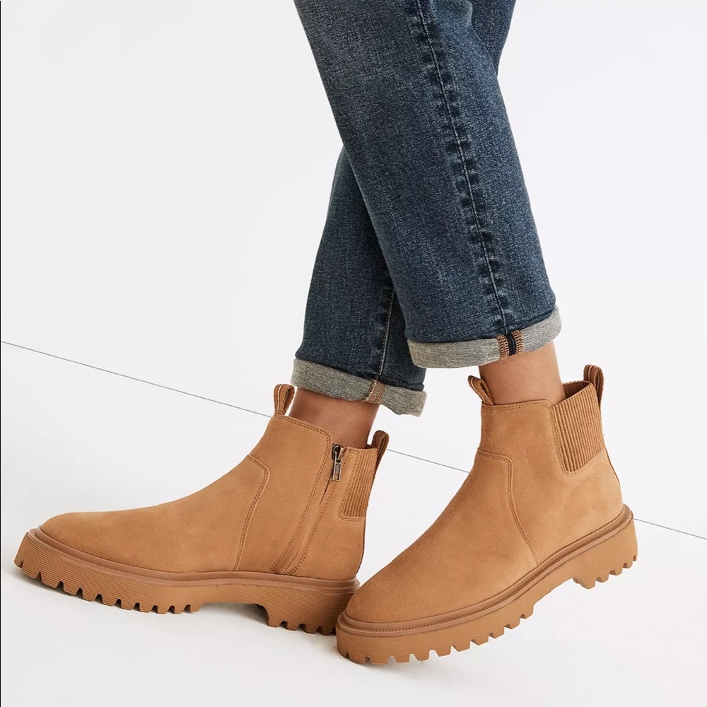 Madewell Tan Ankle Boots